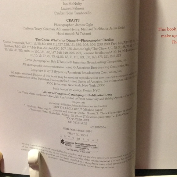 The Chew tv show cookbook. - Picture 3 of 4